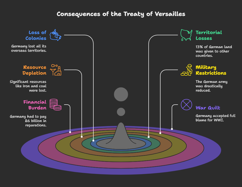 Consequences of treaty of versailles