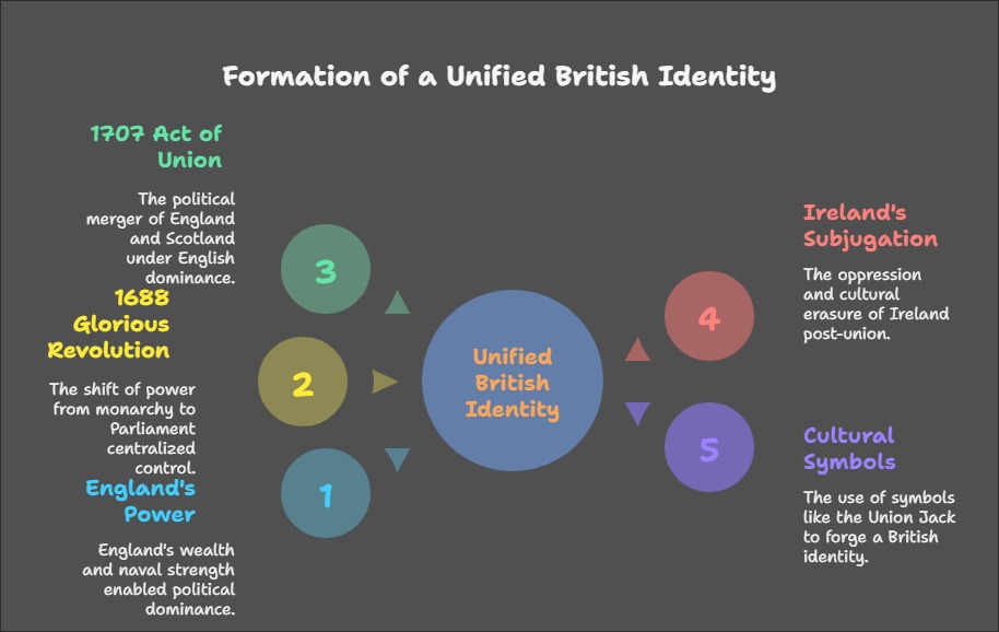 The Rise of Nationalism in Europe-formation of unified British identity