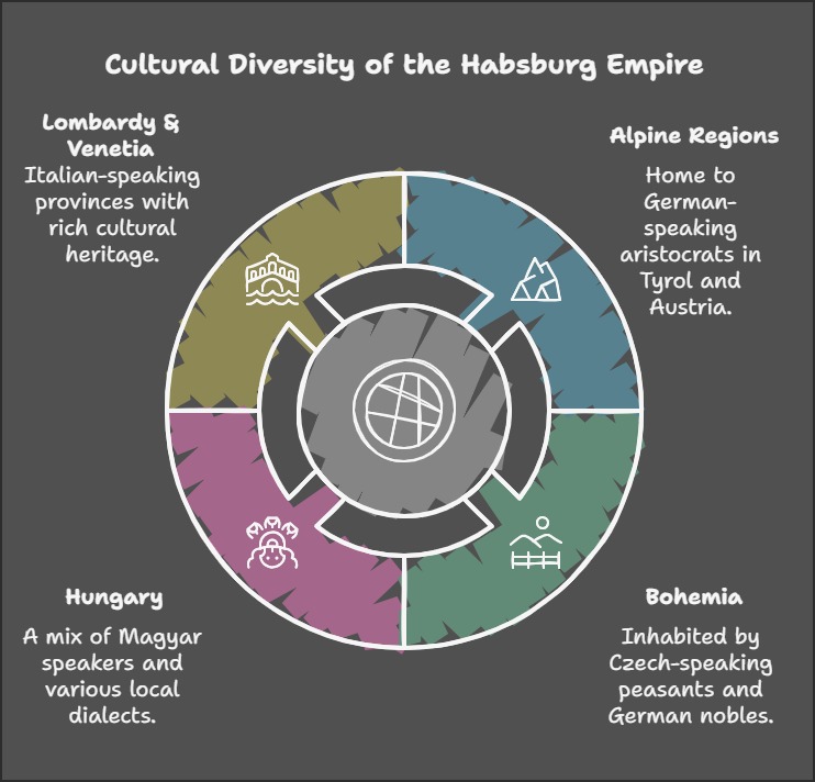 The Rise of Nationalism in Europe- cultural diversity of Habsburg Empire