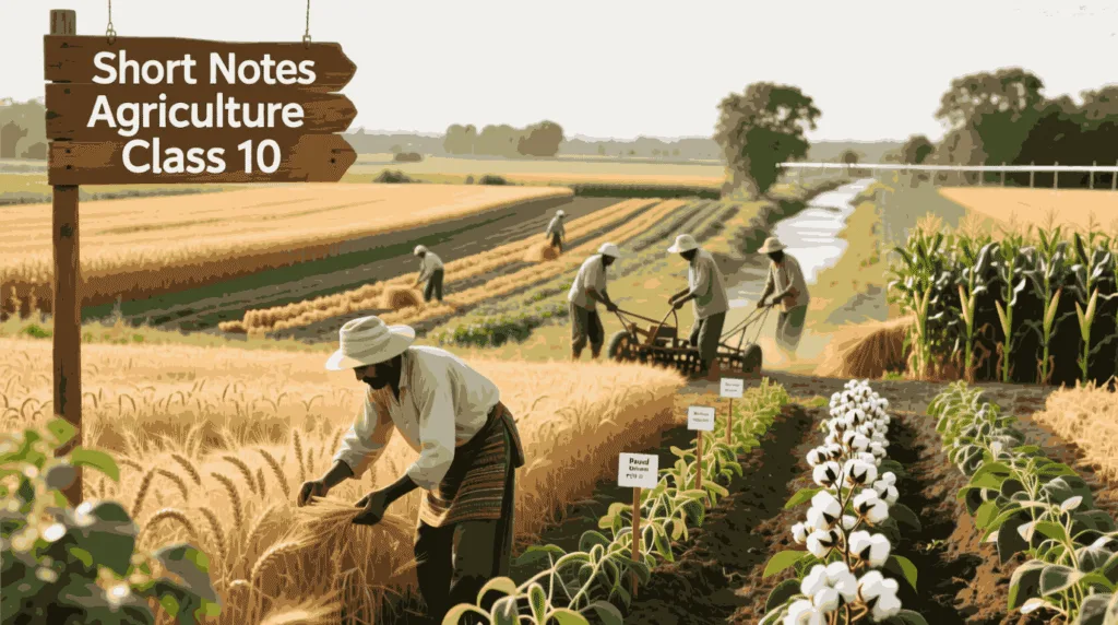 Short Notes Agriculture Class 10