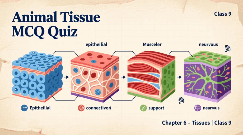 Crush Animal Tissues MCQ Class 9