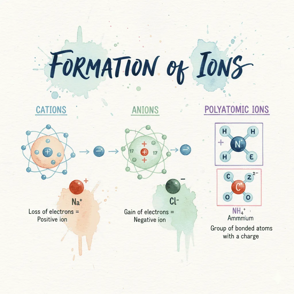 Ions | Class 9 Atoms And Molecules MCQs