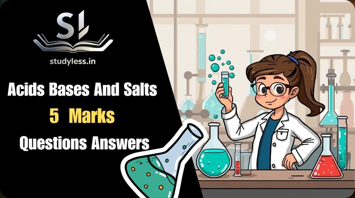 Acids Bases And Salts 5 Marks Questions Answers