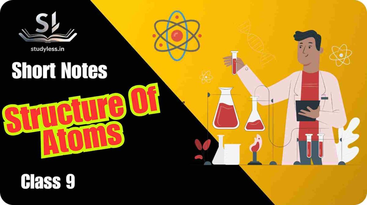 Structure Of Atoms Short Notes Class 9