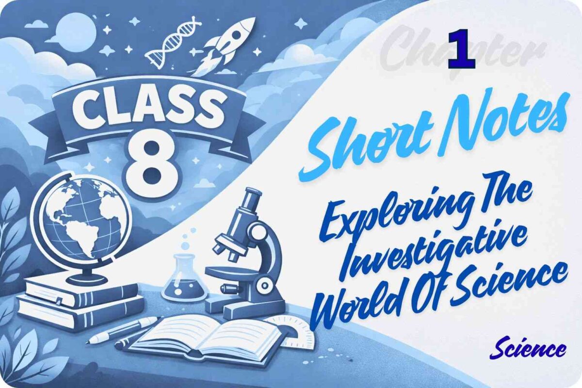 Exploring The Investigative World Of Science Short Notes Class 8