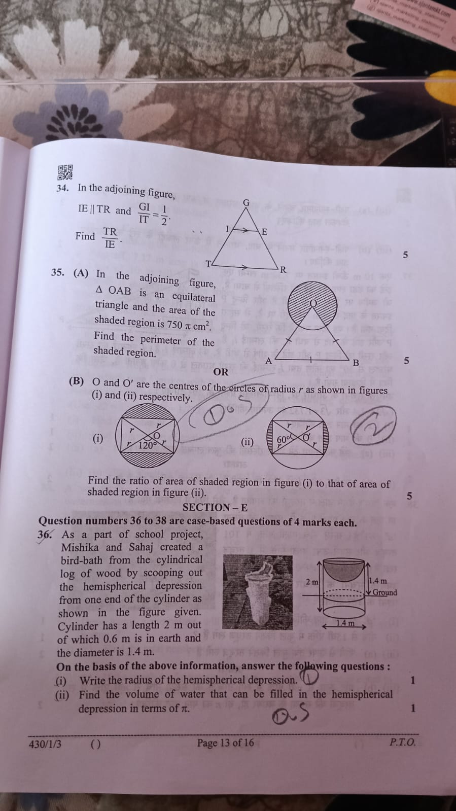 2026 CBSE Mathematics Exam Basic Question Paper