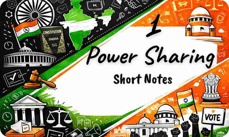 Power Sharing Short Notes Class 10 Chapter 1