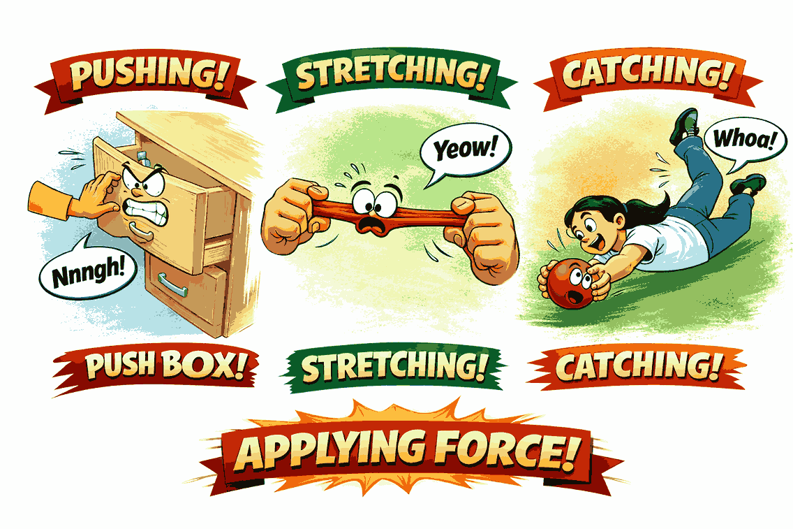 Exploring Forces Short Notes Chapter 5 Class 8