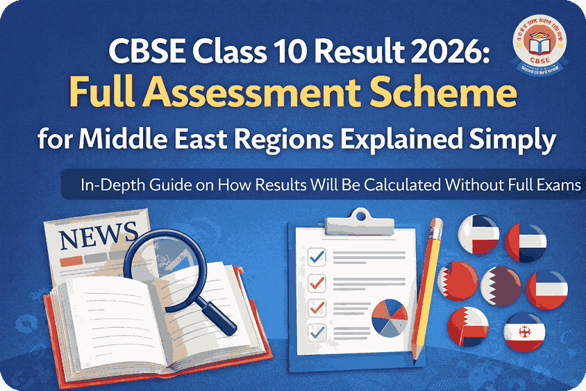 Middle East Regions CBSE Releases Assessment Scheme for Class 10 Results