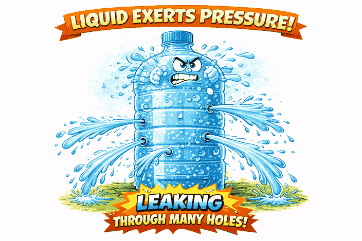 liquid pressure in a container