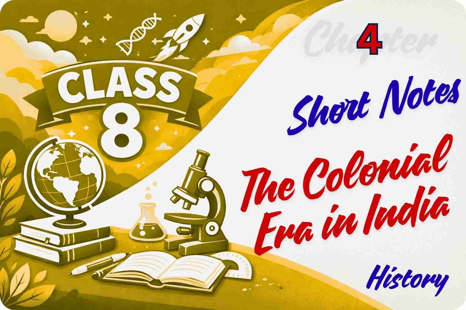 [New Book] Short Notes The Colonial Era in India Chapter 4, Easy To ...