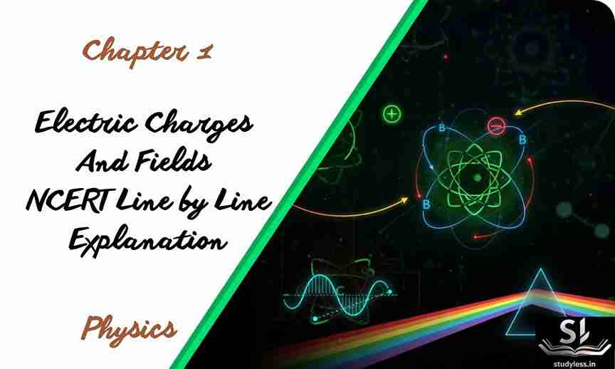 Electric Charges And Fields Line by Line Explanation