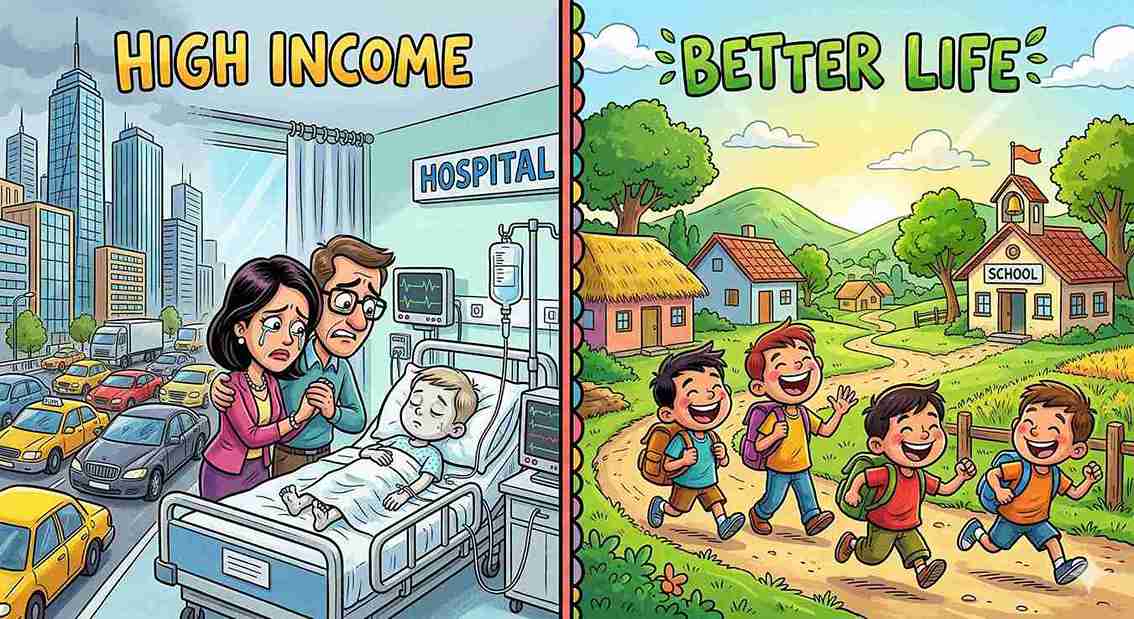 High Income Versus Better Life | Development Chapter Notes 1 Economics Class 10