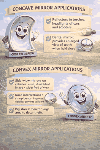 Light: Mirrors and Lenses Notes Class 8