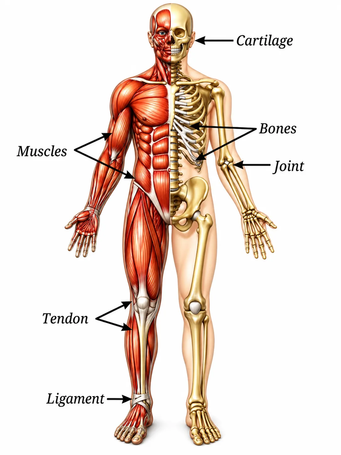 The Musculoskeletal System Notes: Tissues in Action Ch 3 Class 9