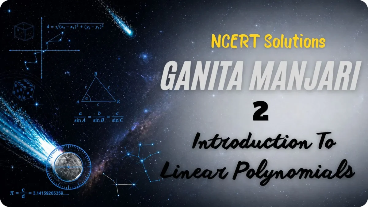 NCERT Solutions Ch 2 Introduction To Linear Polynomials Class 9