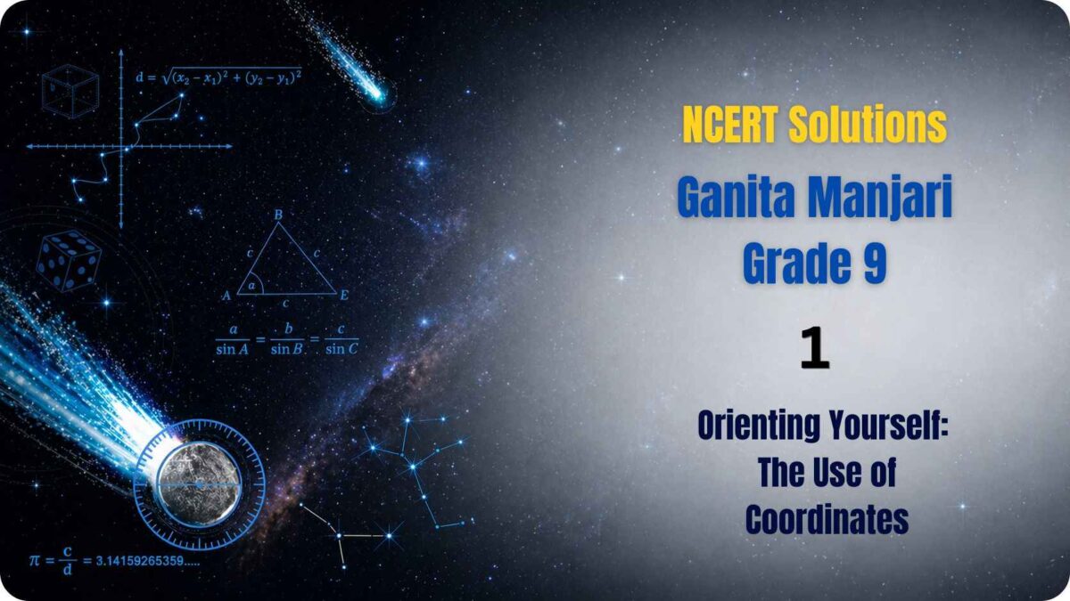 Orienting Yourself The Use of Coordinates NCERT Solutions