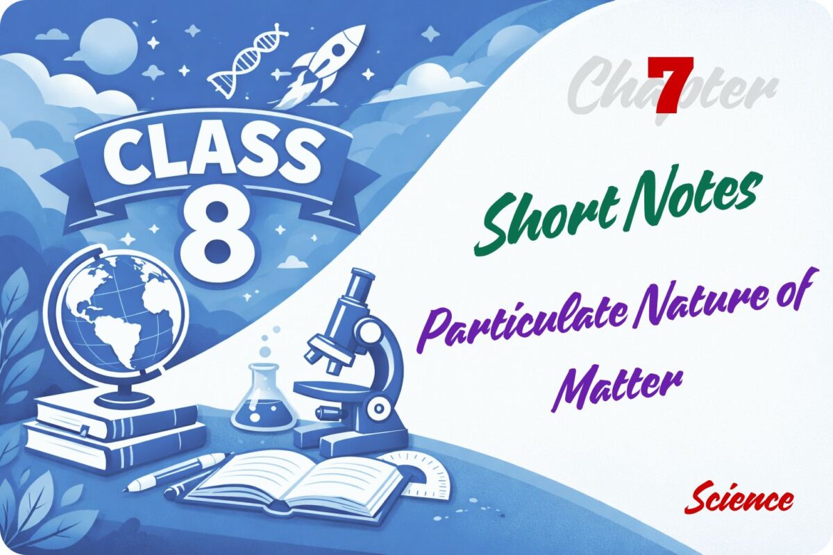 Particulate Nature of Matter Short Notes Class 8