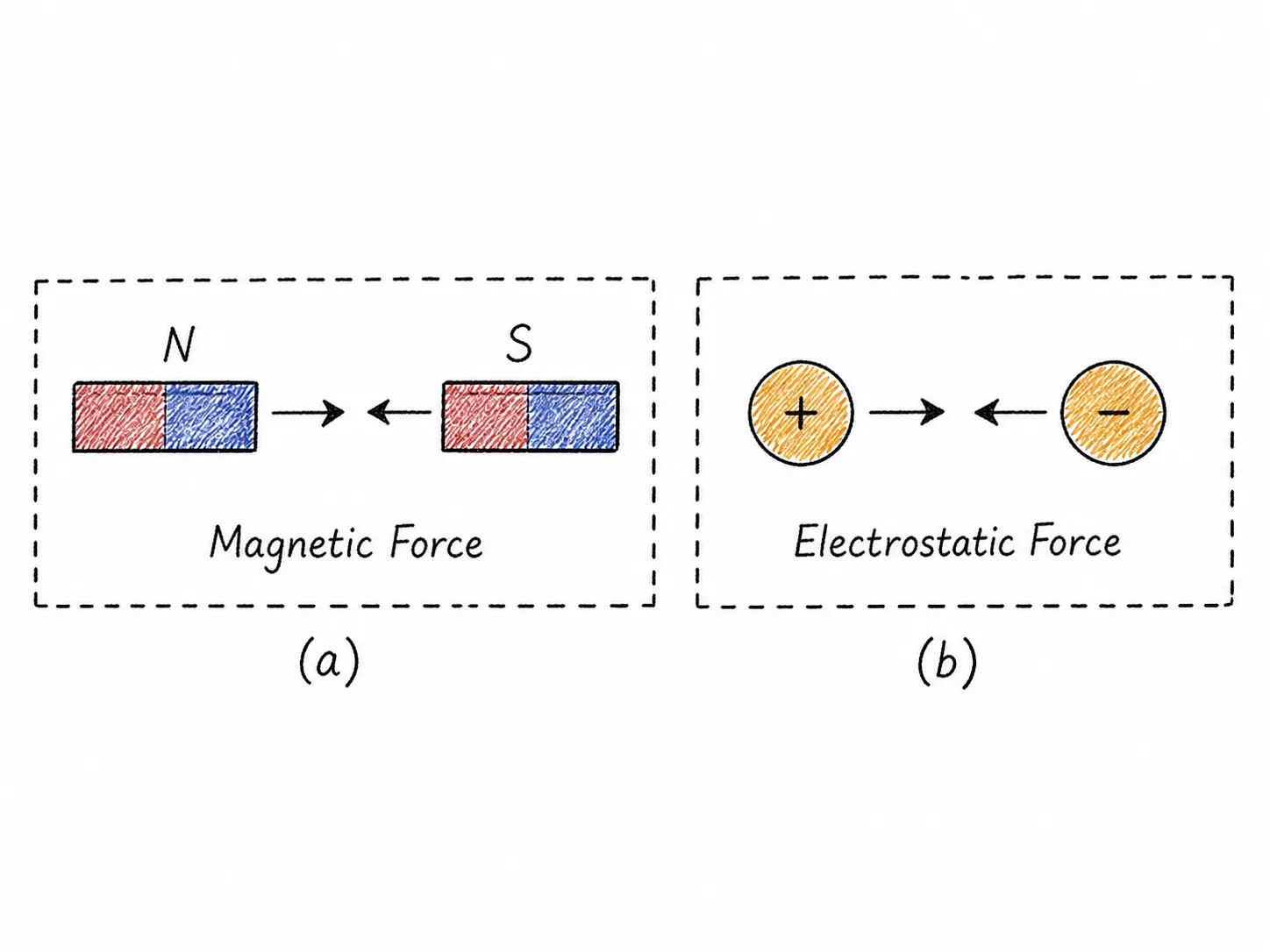 A system of two (a) magnets, and (b) electric charges|Work, Energy, and Simple Machines Ch 7 Notes