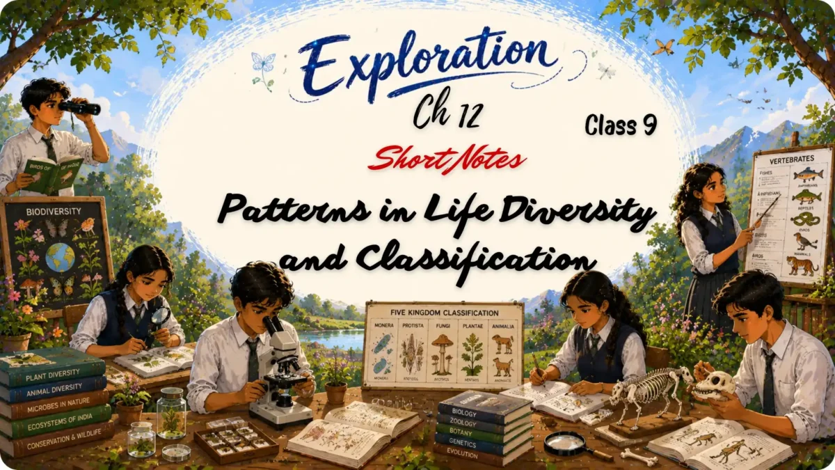 Notes Ch 12 Patterns in Life Diversity and Classification