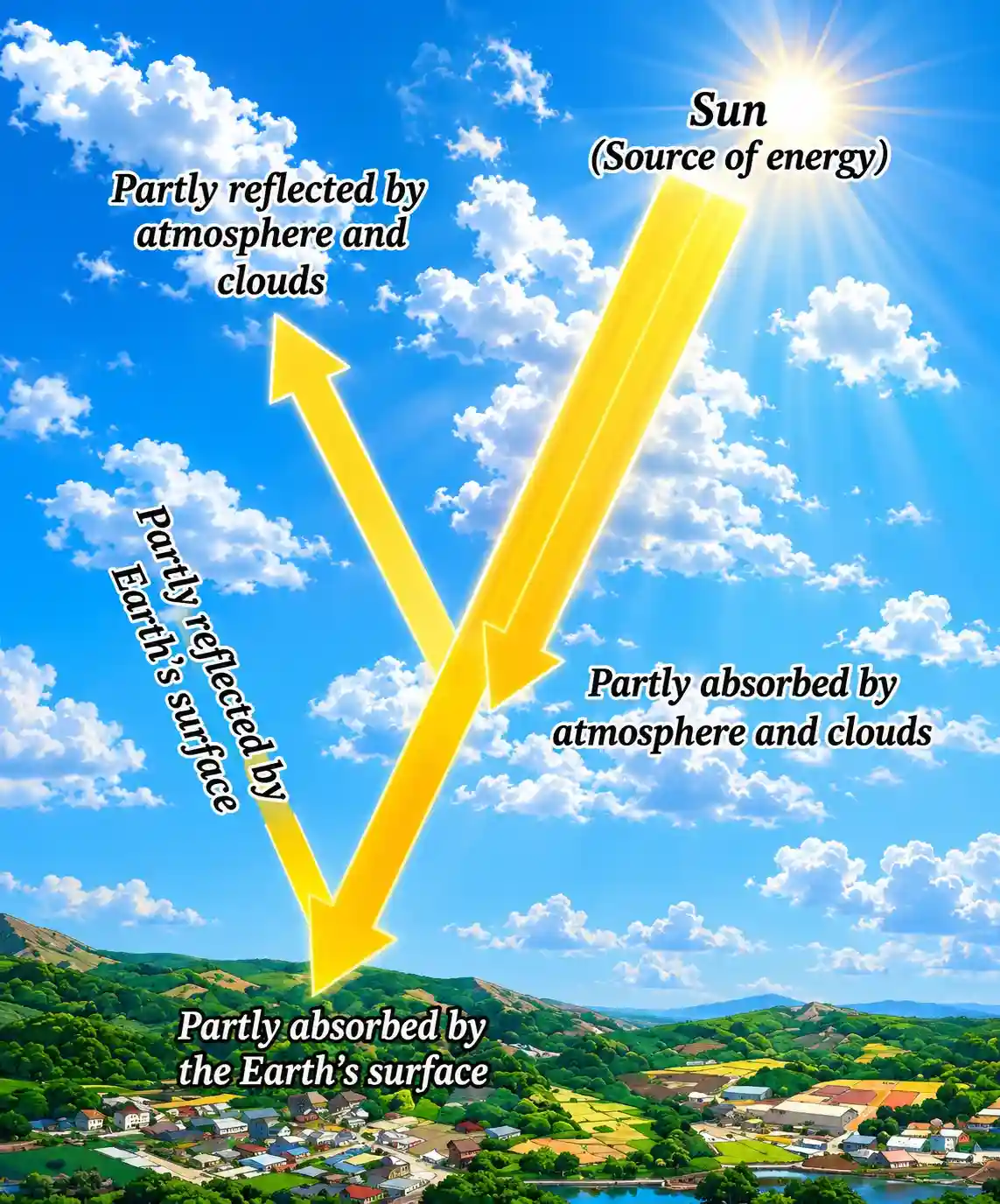 Notes Ch 13 Earth as a System Energy matter and life|Albedo