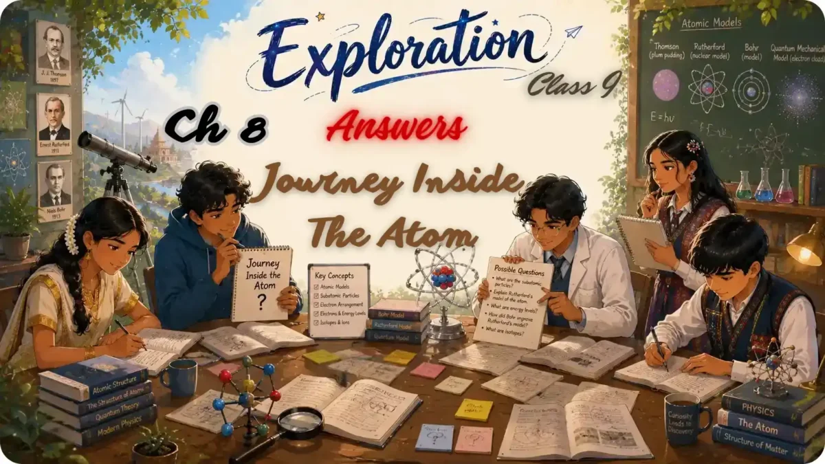 Ch 8 Journey Inside The Atom Question Answers