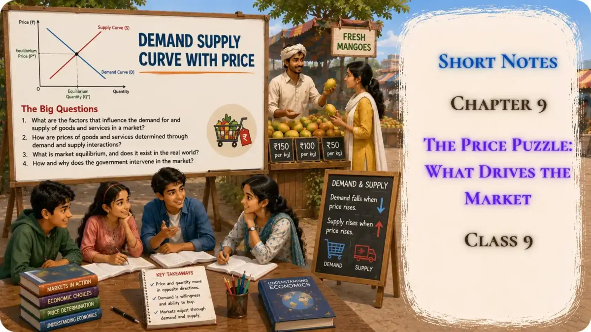 Ch 9 The Price Puzzle What Drives the Market Notes Class 9