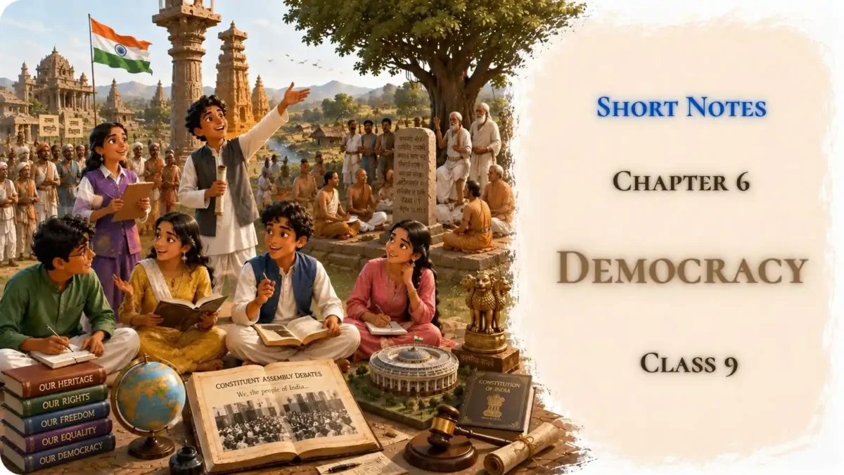 Chapter 6 Democracy Notes Class 9