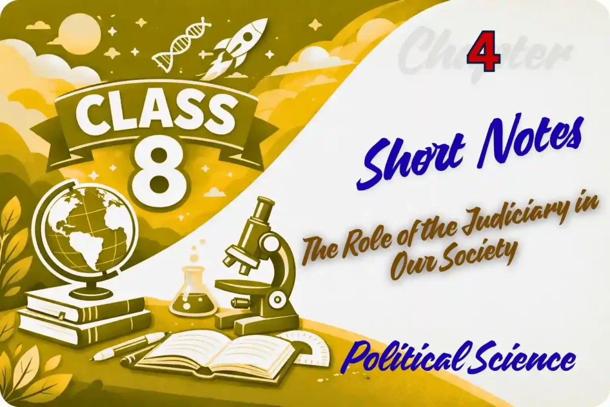 Ch 4 The Role of the Judiciary in Our Society Notes