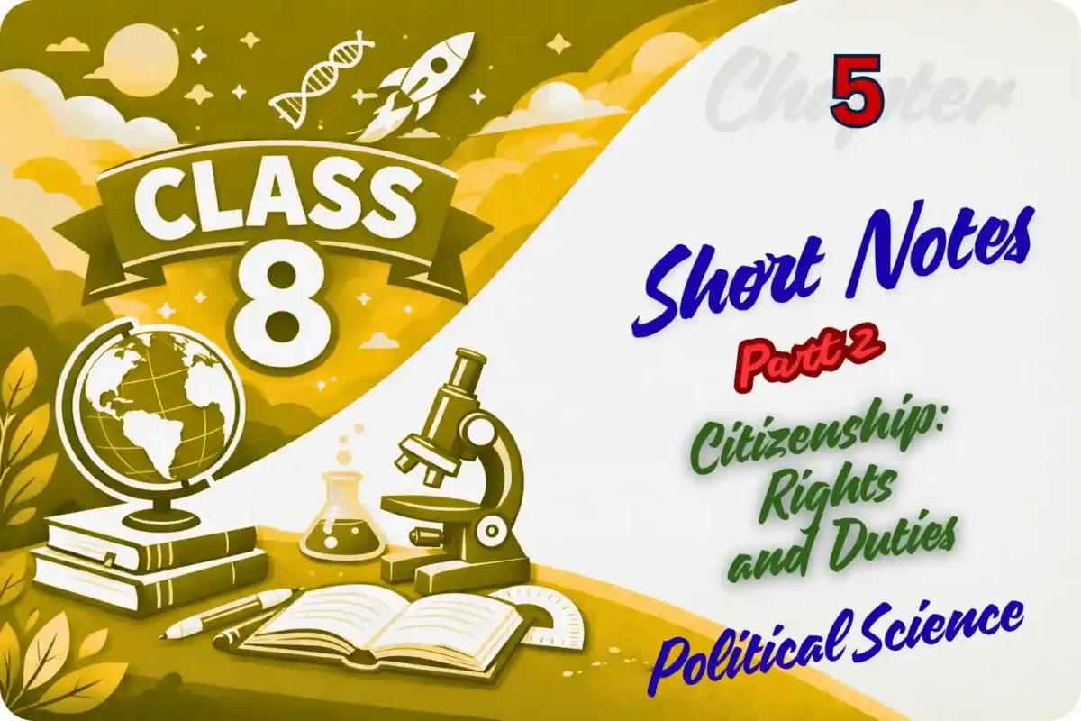 Ch 5 Citizenship: Rights and Duties Notes Class 8