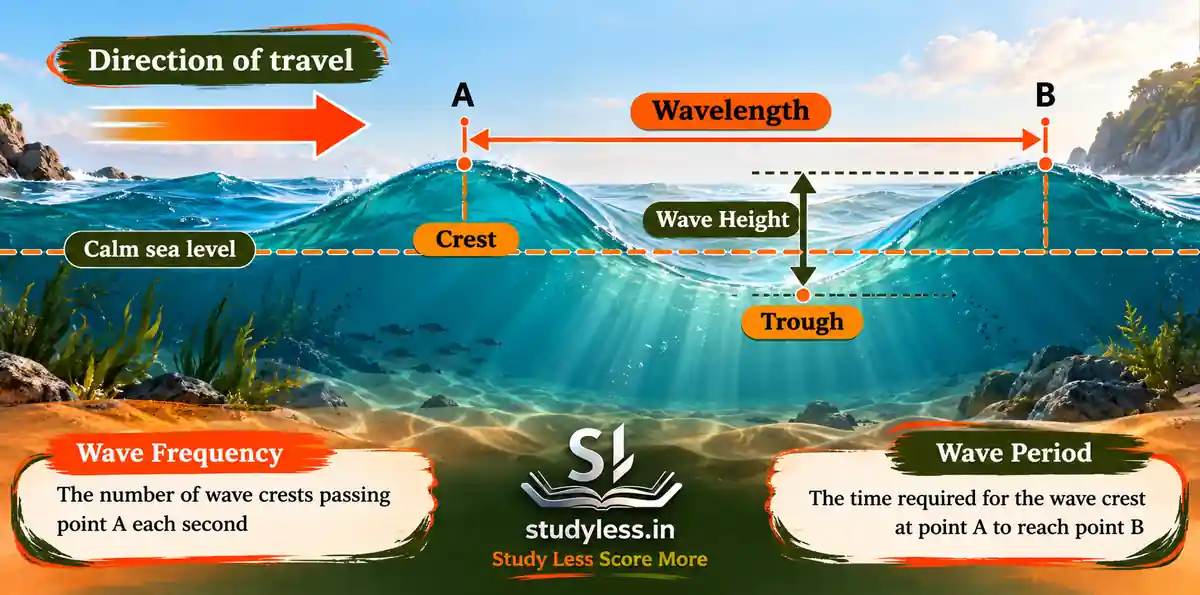 Ocean waves  class 9 sst
